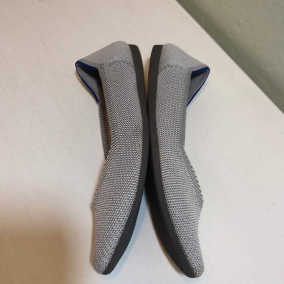 Rothy’s  Flats Beige Point  Slips-On Shoes Size 7W - Picture 5 of 12